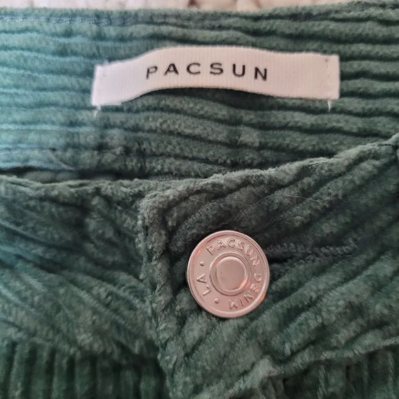 ❤️Pacsun 90s Boyfriend Embroidered Corduroy Jeans 24/31 - Picture 9 of 14